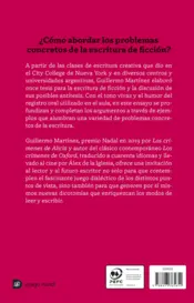 Miniatura contraportada Once tesis (y antítesis) sobre la escritura de ficción (edición española)