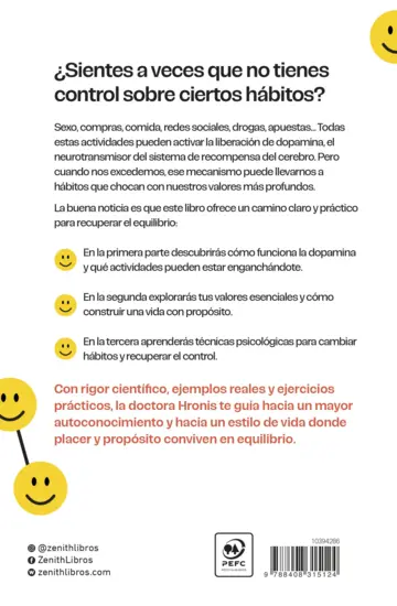 Contraportada Domina tu dopamina