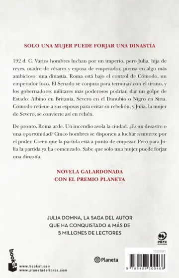 Contraportada Yo, Julia (Julia Domna I)