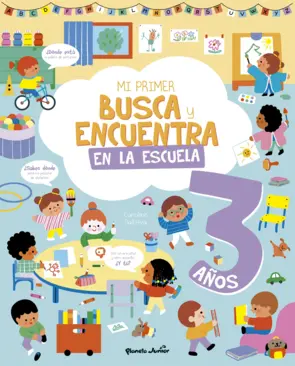 Portada Mi primer busca y encuentra. En la escuela. 3 años