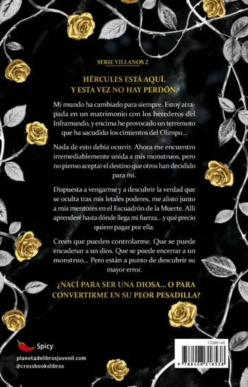 Contraportada Villanos 2. Los lazos de Hércules