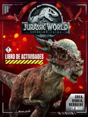 Portada Jurassic World. El reino caído. Libro de actividades