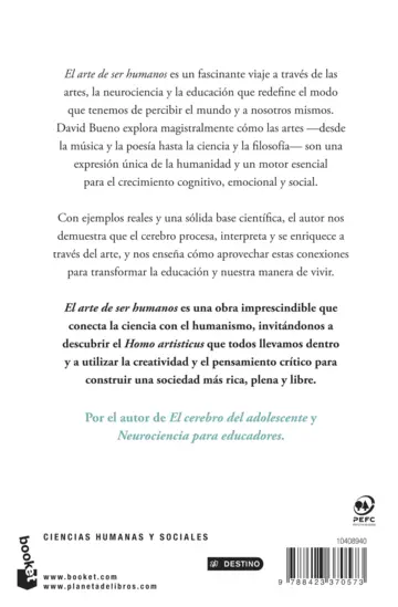 Contraportada El arte de ser humanos