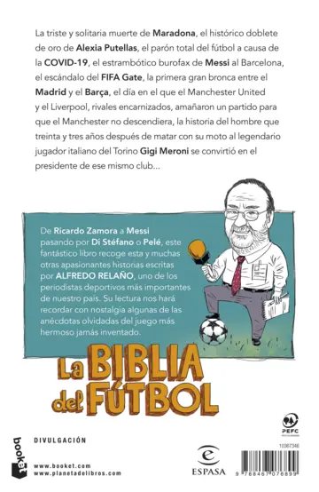 Contraportada 366 historias del fútbol mundial que deberías conocer