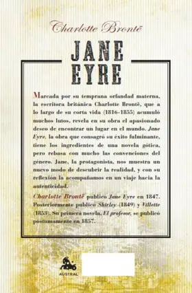 Contraportada Jane Eyre