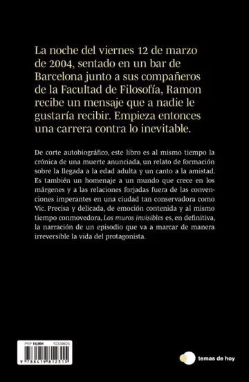 Contraportada Los muros invisibles