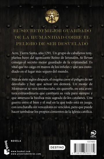 Contraportada La Hermandad del Ángel Caído