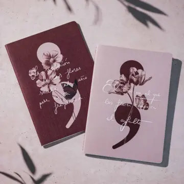 Imagen extra Pack 2 cuadernos cosidos Sara Búho 0