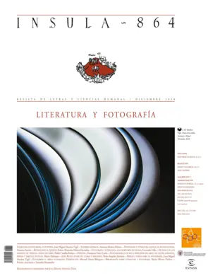 Portada Literatura y fotografía (Ínsula n° 864, diciembre de 2018)