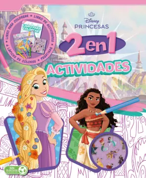 Portada Princesas. Actividades 2 en 1