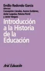 Portada Introducción a la Historia de la Educación