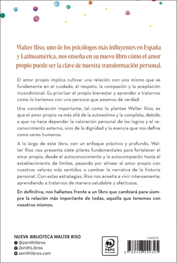 Contraportada Los 7 pilares del amor propio