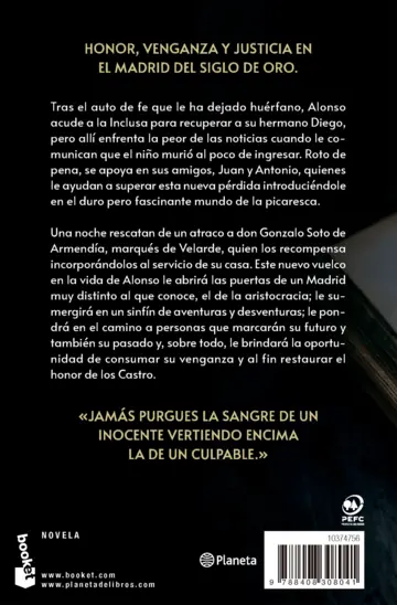 Contraportada Estirpe de sangre