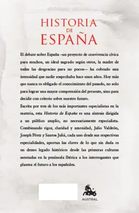 Contraportada Historia de España