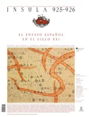 Portada El ensayo español en el siglo XXI (Ínsula n° 925-26, enero y febrero de 2024)