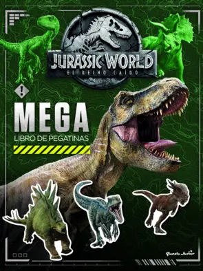 Portada Jurassic World. Megalibro de pegatinas