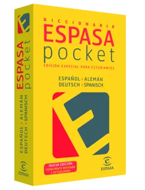 Portada Diccionario pocket español- alemán