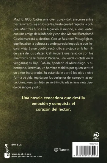 Contraportada La tierra bajo tus pies