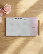 Portada Planificador semanal de mesa La Vecina Rubia 2