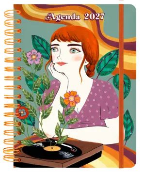 Portada Agenda anual diaria 2027 María Hesse