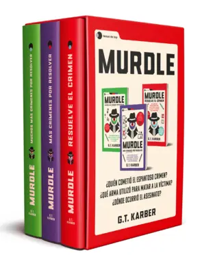Portada Estuche Murdle: vol. 1 + vol. 2 + vol. 3