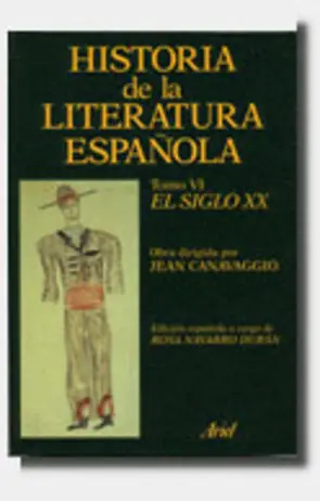 Portada Historia literatura española. El siglo XX