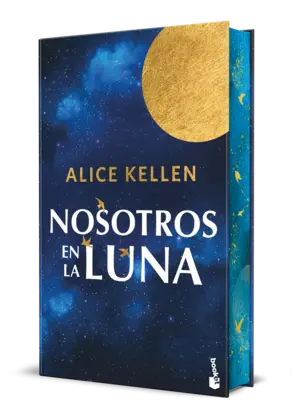 Portada Nosotros en la luna. Edición especial con cantos decorados