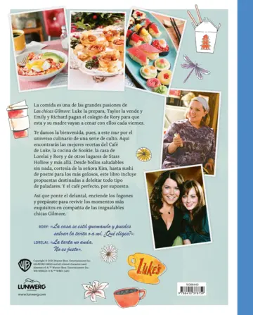 Contraportada Las chicas Gilmore. El libro de cocina oficial