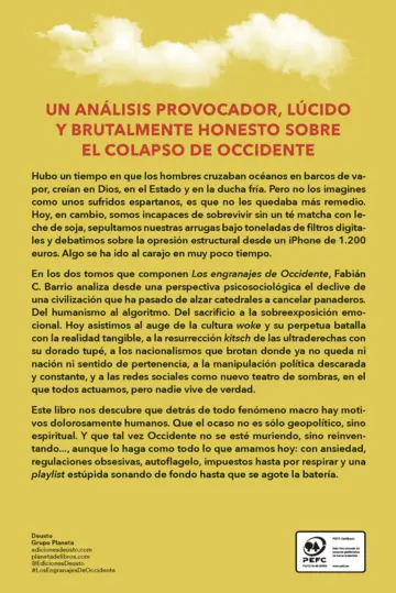 Contraportada Los engranajes de Occidente