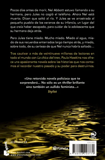 Contraportada Escrito en el agua