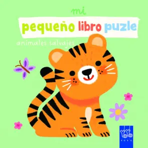Portada Mi pequeño libro puzle. Animales salvajes