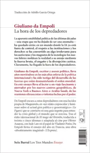 Miniatura contraportada La hora de los depredadores