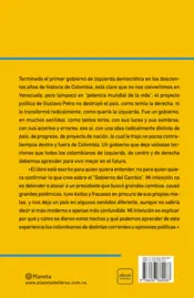 Miniatura contraportada Colombia después de Gustavo Petro. Lecciones del "Gobierno del Cambio"