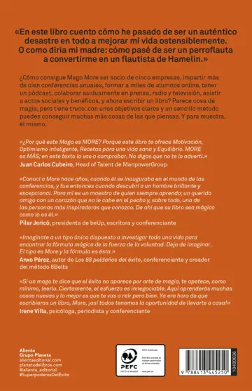 Contraportada Superpoderes del éxito para gente normal