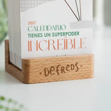Imagen extra Calendario mesa de tarjetas 2027 - Defreds 2