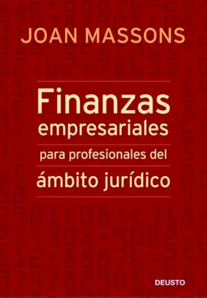 Portada Finanzas empresariales para profesionales del ámbito jurídico
