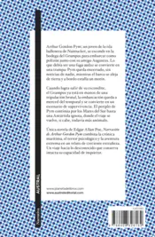 Miniatura contraportada Narración de Arthur Gordon Pym