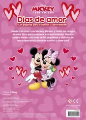 Miniatura contraportada Mickey. Días de amor. Libro para colorear con ceras