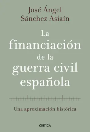 Portada La financiación de la guerra civil española