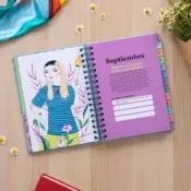 Portada Agenda escolar semanal 2025-2026 María Hesse 2