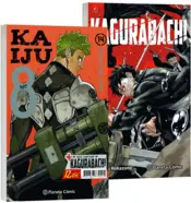 Portada Kaiju 8 nº 14 + Kagurabachi nº 01 (Pack especial)
