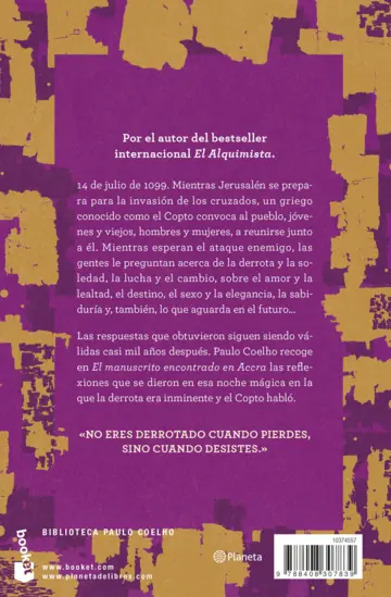 Contraportada El manuscrito encontrado en Accra