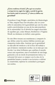 Miniatura contraportada Los hábitos secretos de los genios