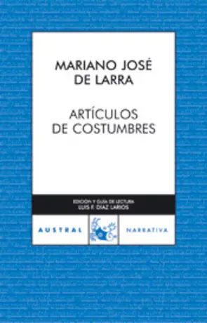 Portada Artículos de costumbres