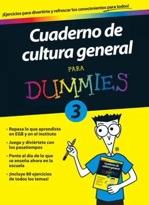 Portada Cuaderno de cultura general para Dummies 3