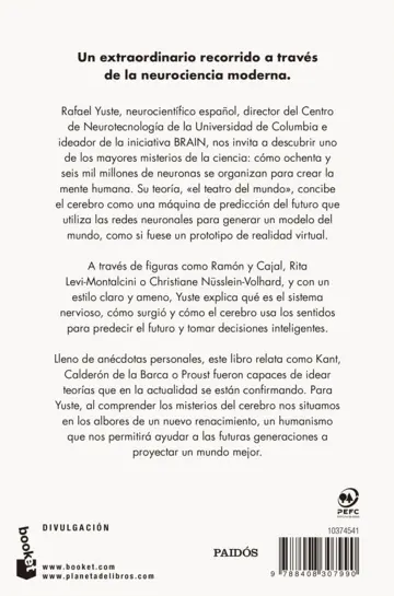 Contraportada El cerebro, el teatro del mundo