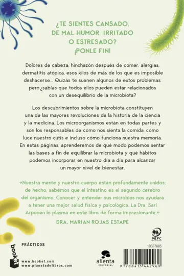 Contraportada ¡Es la microbiota, idiota!