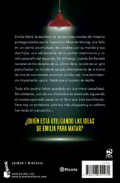 Miniatura contraportada El último crimen de la escritora Emilia Ward