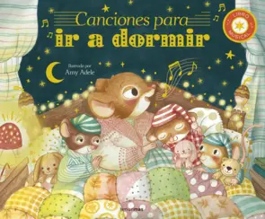 Portada Canciones para ir a dormir. Libro musical