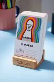 Portada Calendario mesa de tarjetas 2027 - 72 kilos 4
